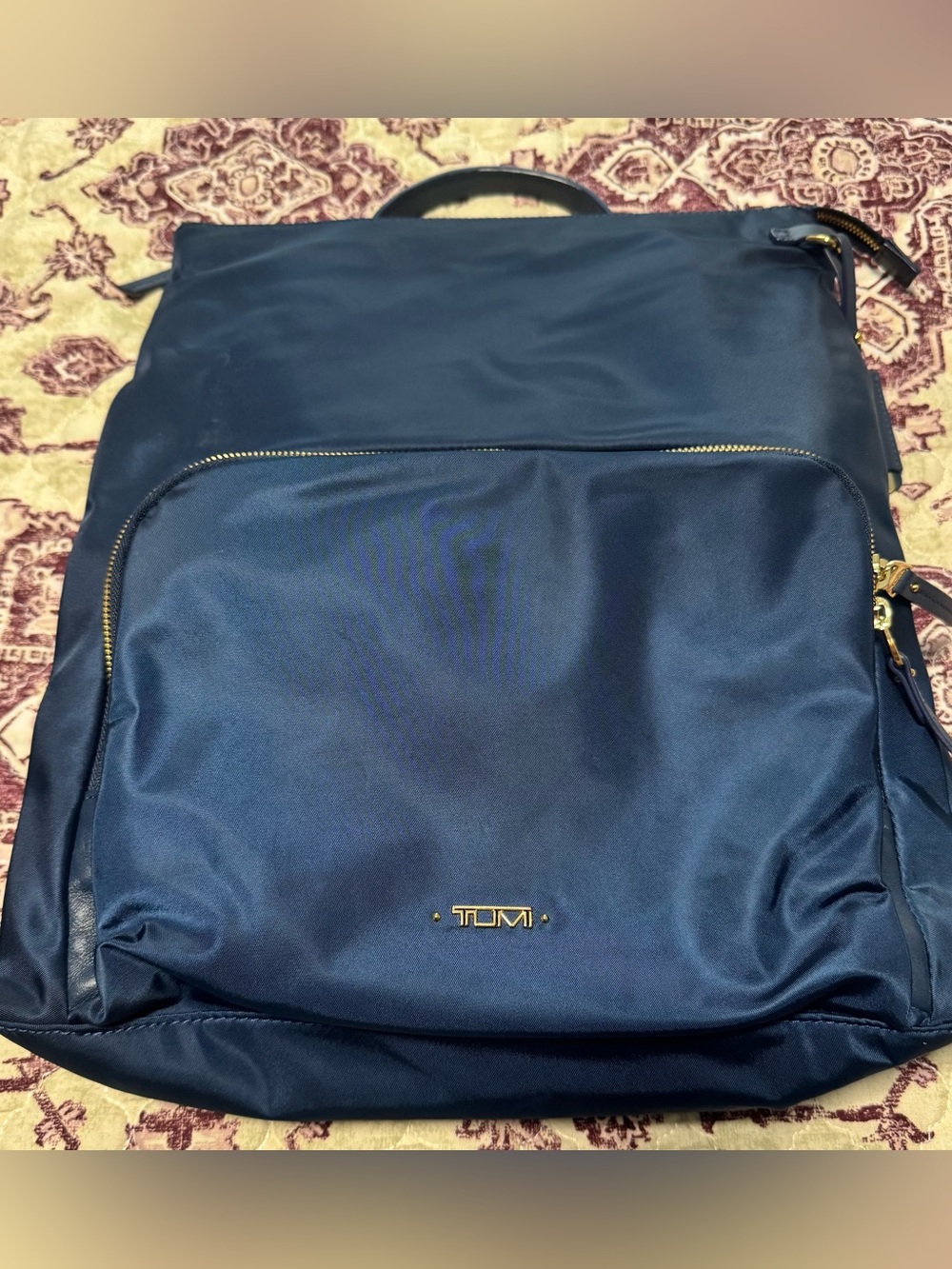 TUMI Navy Voyageur Jackie Convertible Backpack/Crossbody
